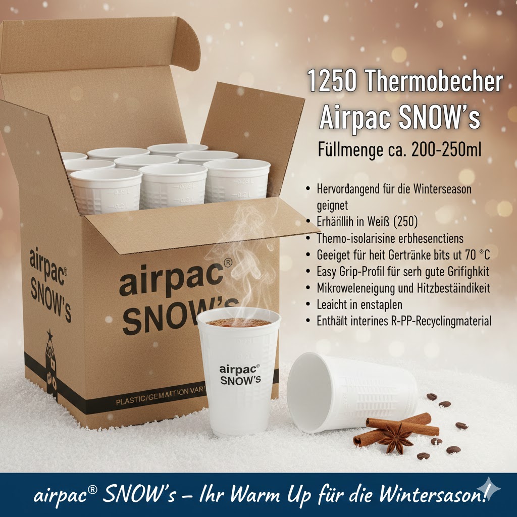 1250 Thermobecher Airpac Snows 200-250ml