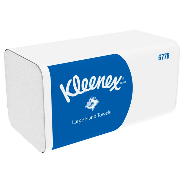 Kleenex 6778 Ultra Papierhandtücher Interfold, weiss, 2-lagig, 15 x 124 Blatt