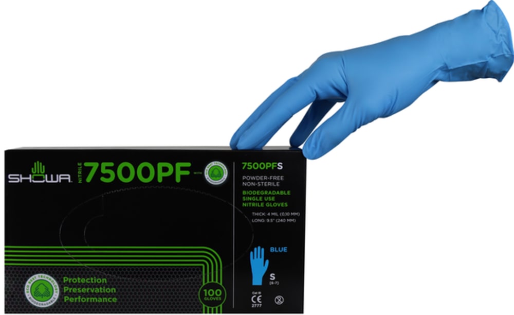 Einweghandschuhe SHOWA 7500PF EBT