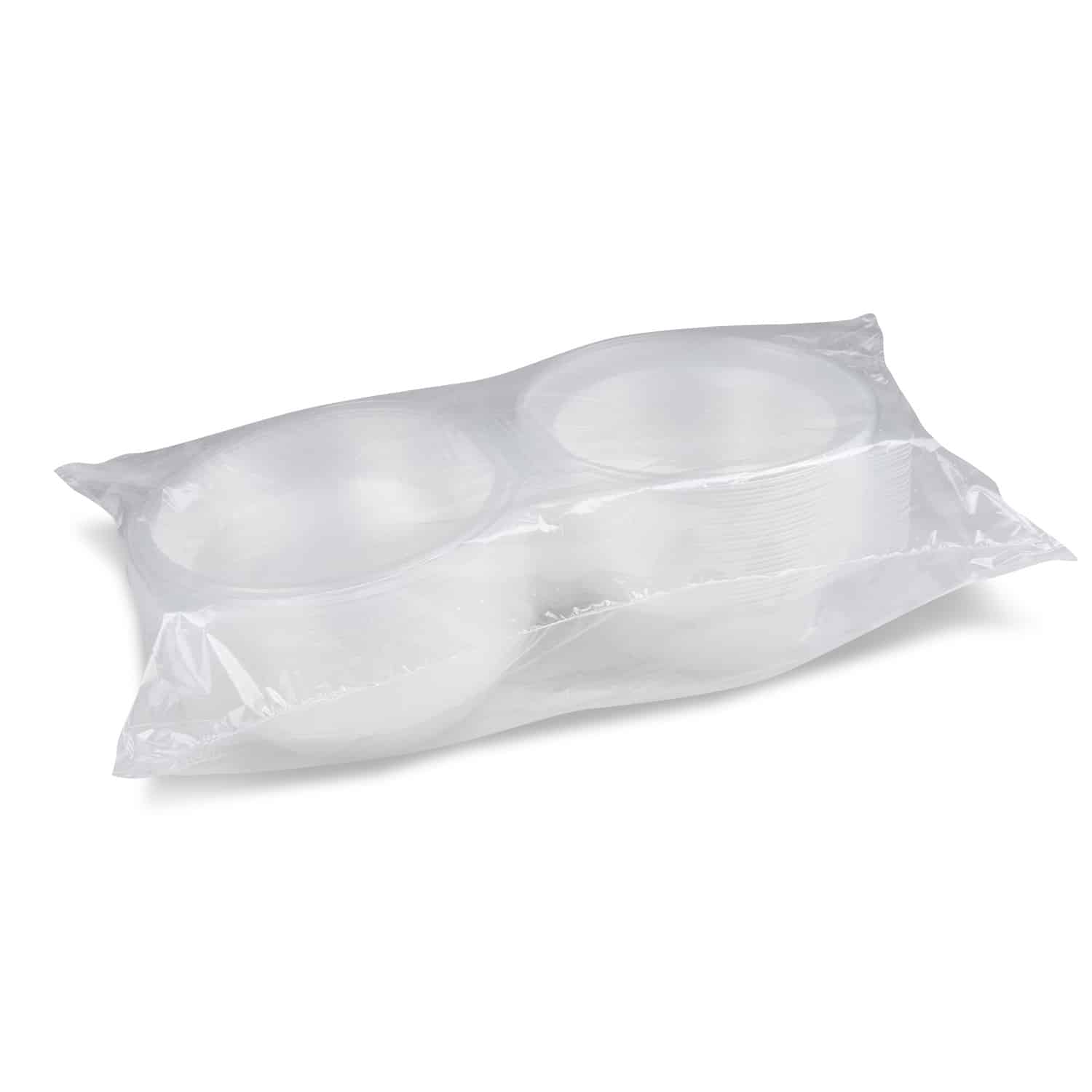 Salatschale (PP) mit Domdeckel klar 2200ml - 25 Stück
