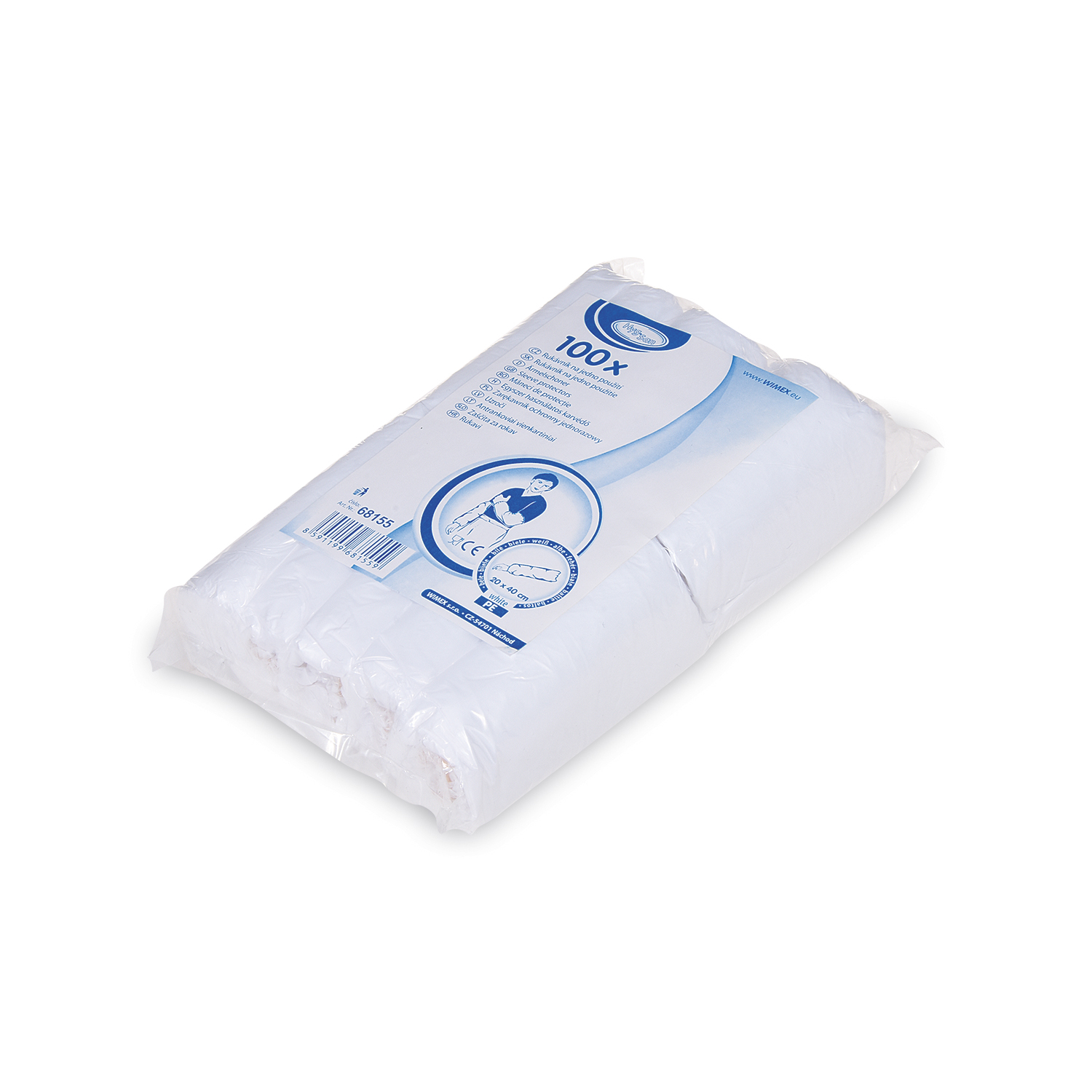 Ärmelschoner (PE) Einweg weiß - 100 Stück