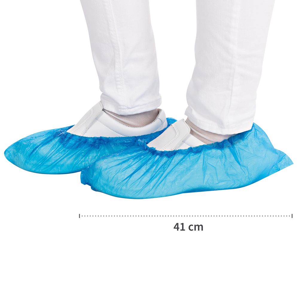 2000x HYGOSTAR ® CPE Überschuhe 2850 STANDARD blau
