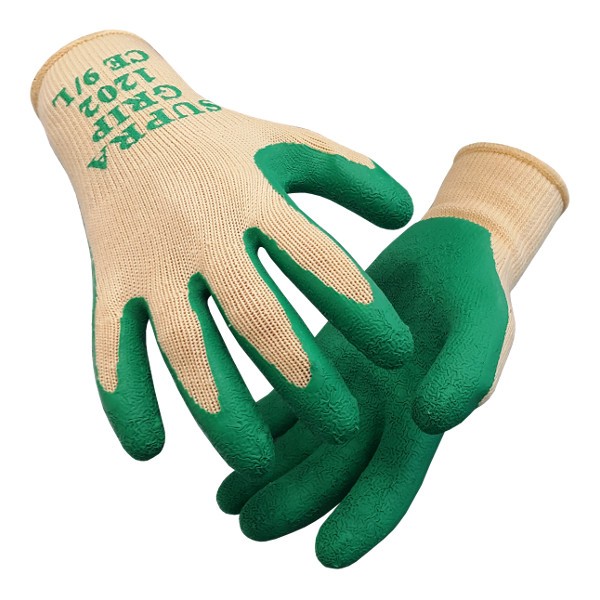 Baumwoll-Strickhandschuh Supra 1202 "Grip" 10/XL