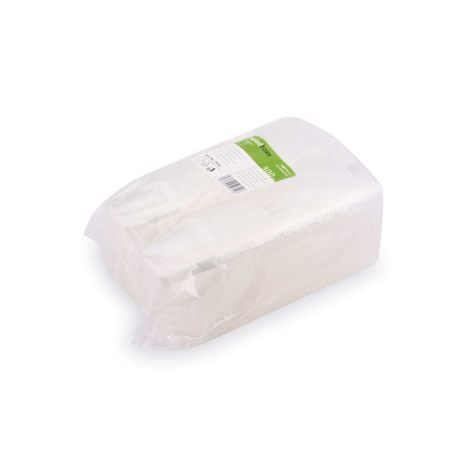 Rechteckbecher (PP) klar 108 x 81 mm 300ml - 100 Stück