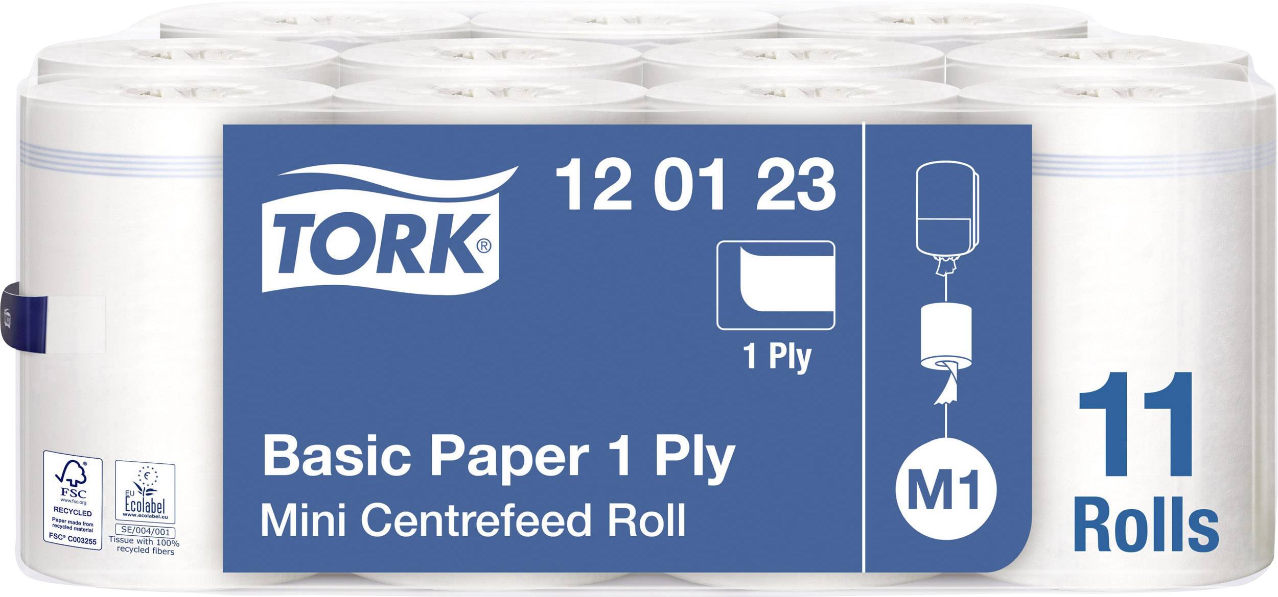 TORK-120123 Standard Papierwischtücher 1-lagig - M1