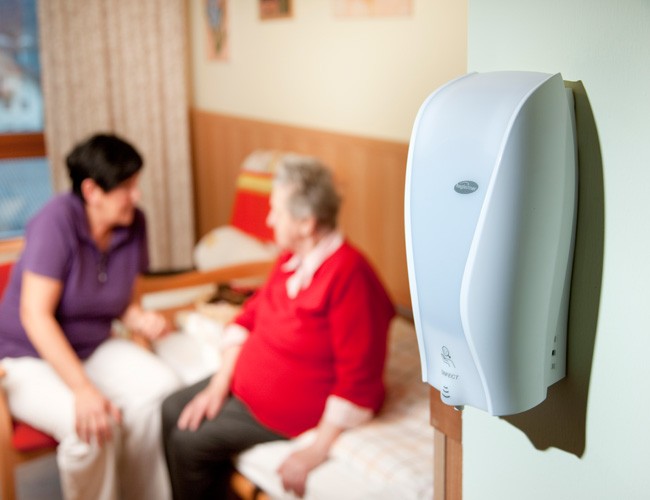 Hagleitner XIBU senseDISINFECT Sensor-Desinfektionsmittelspender - für HL-411070580400 Patronen