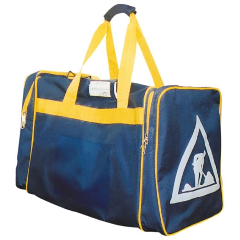 Bau-Effektentasche, blau/gelb