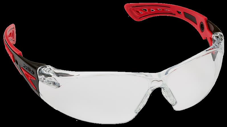 BOLLÉ Schutzbrille RUSH+ EN 166, CE - rot