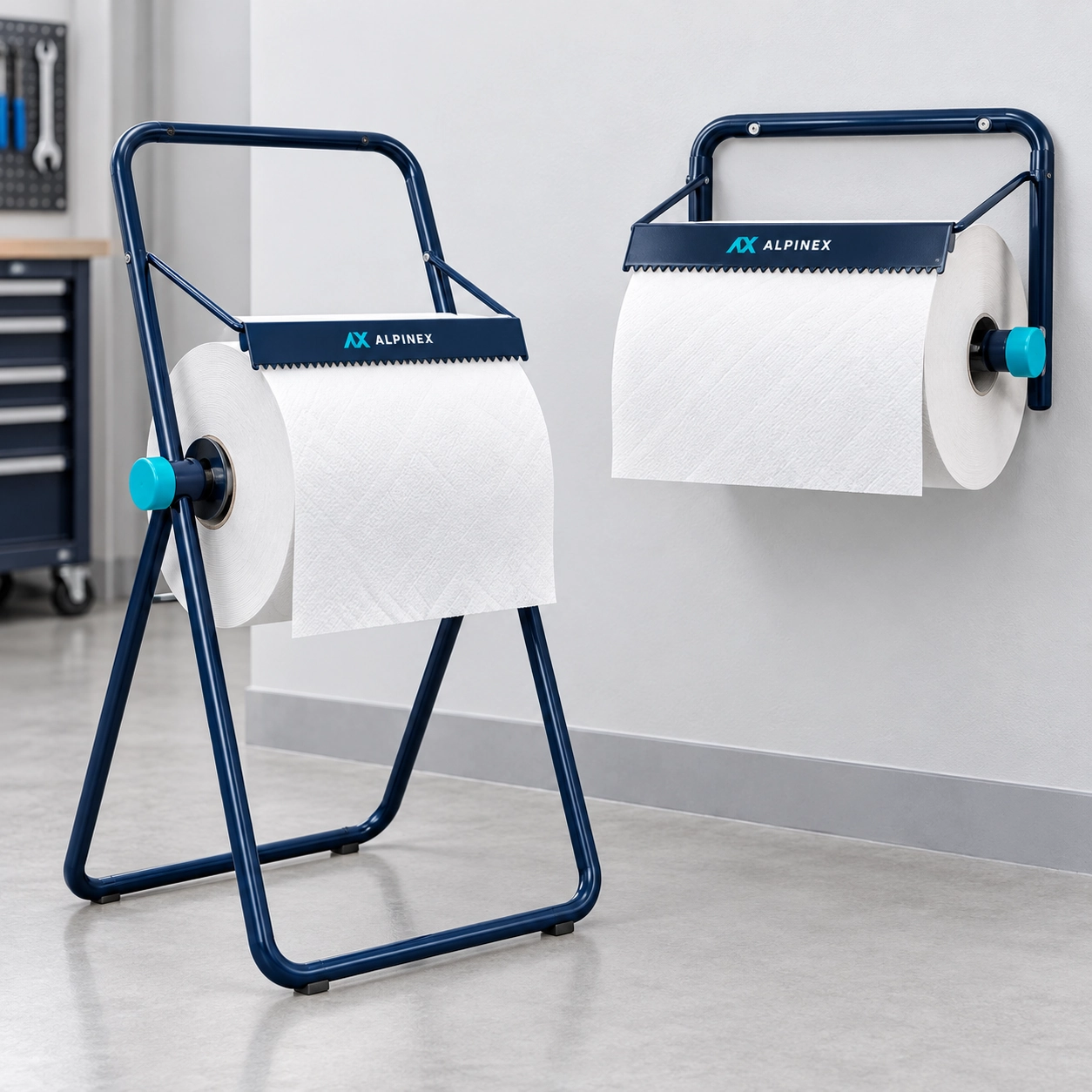 Alpinex Industrie Strong Putztuchrollen – 2 Rollen à 304 m