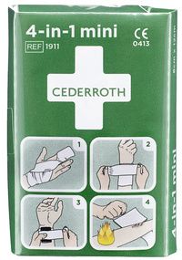 CEDERROTH 4-in-1 Blutstiller-Verband, mini