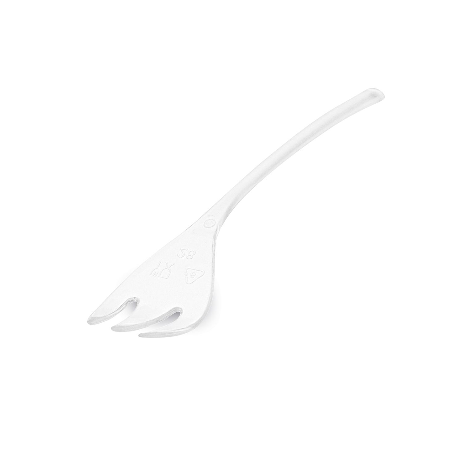 Fingerfood Mini-Gabel klar 10 cm (50 Stück)