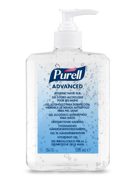Purell Advanced Händedesinfektionsmittel - Karton à 12 x 500ml Pumpflasche