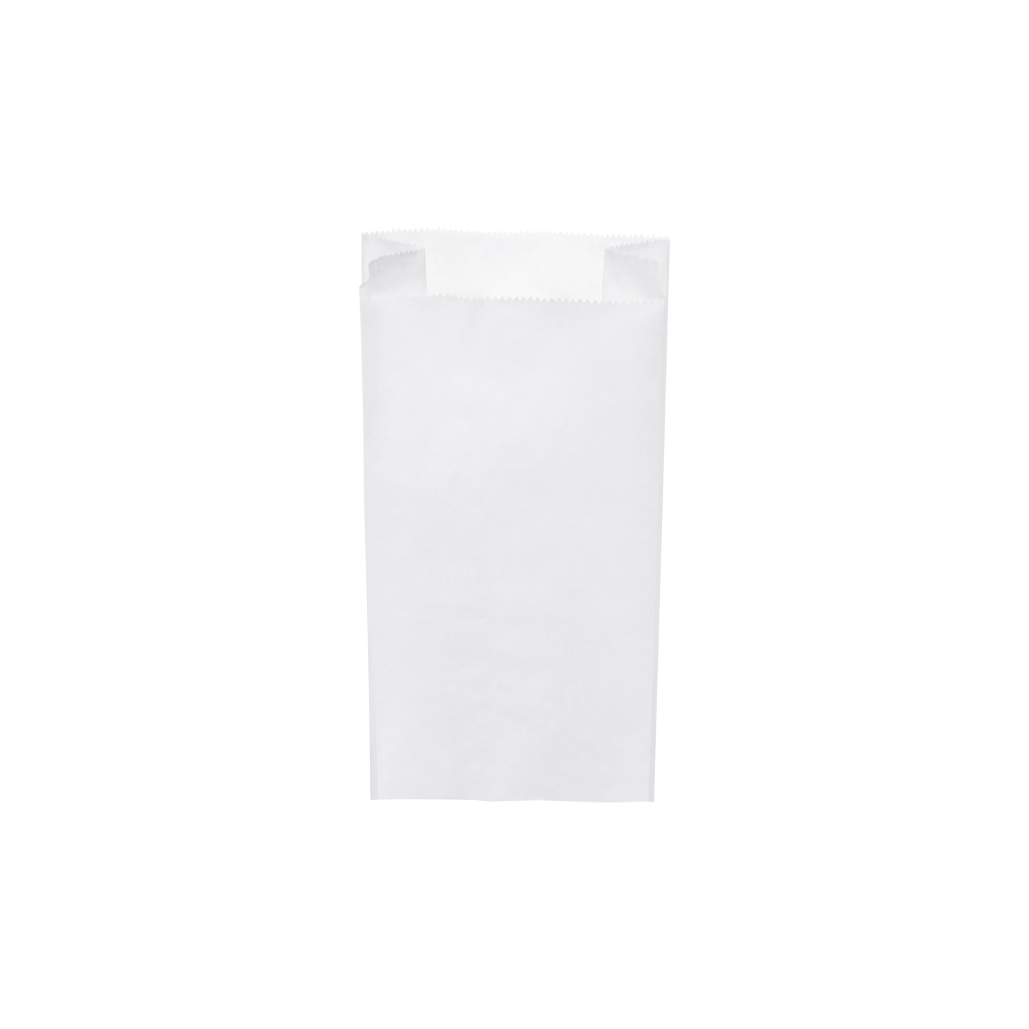Papierfaltenbeutel weiß 14+7 x 29 cm 1,5kg - 1000 Stück