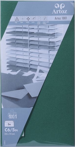 Couverts 1001 C6/5 100g, racing green 5 Stück ARTOZ 107294183