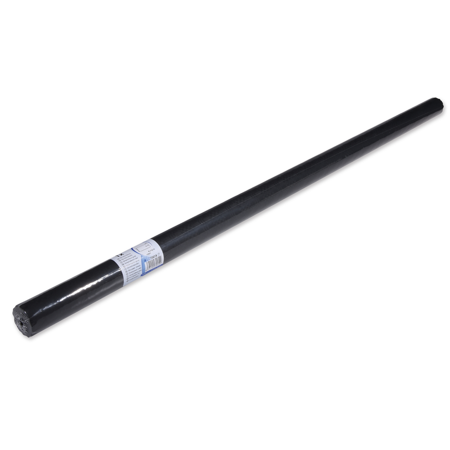 Damasttischtuch (PAP) gerollt schwarz 1,2 x 8 m - 1 Stück