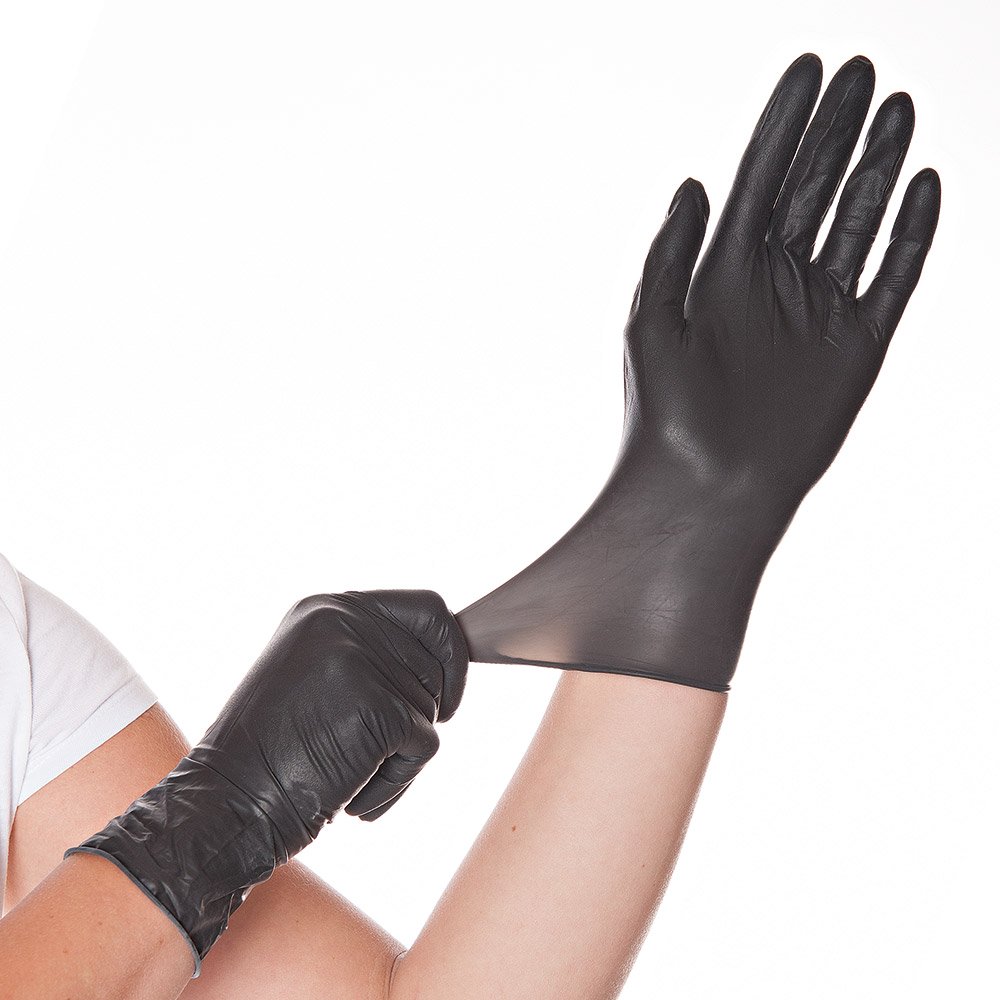 Franz Mensch Latex-Handschuh "DIABLO" HYGOSTAR, schwarz XL