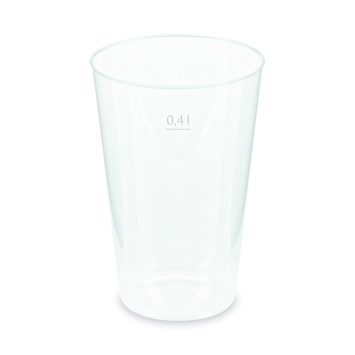 Pfandbecher (PP) 86mm 0,4L - 50 Stück