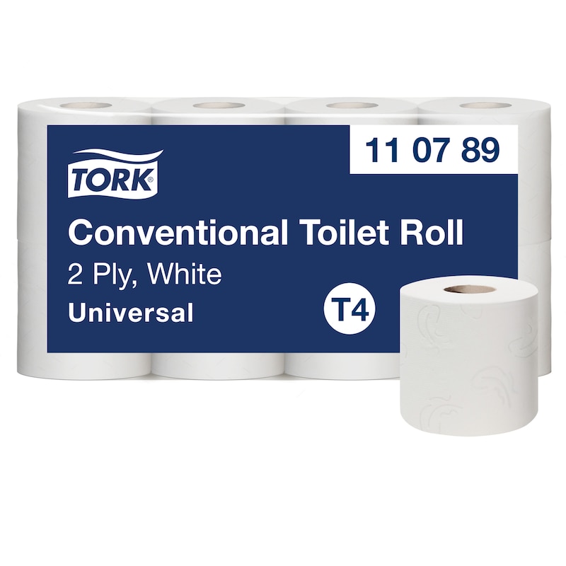 TORK-110789 Kleinrollen Toilettenpapier Universal – 2-lagig - T4