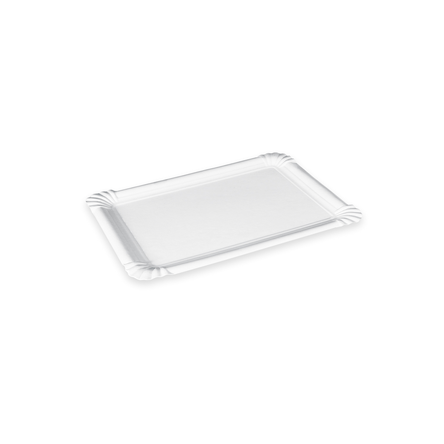 Pappteller weiß 10 x 16 cm RECY - 250 Stück