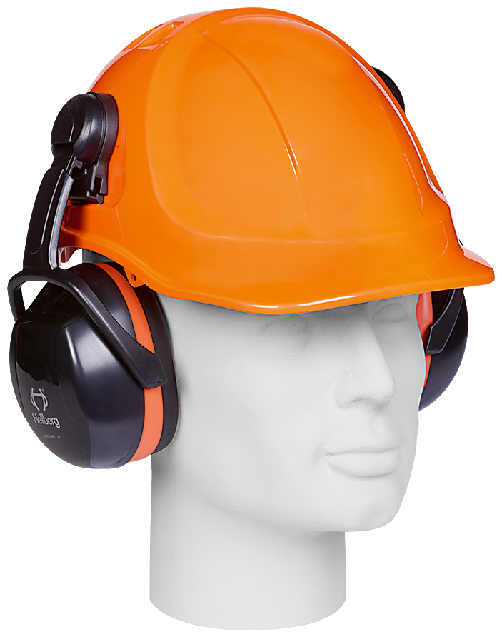 Helm-Gehörschutzkapseln HELLBERG SECURE 3C, orange