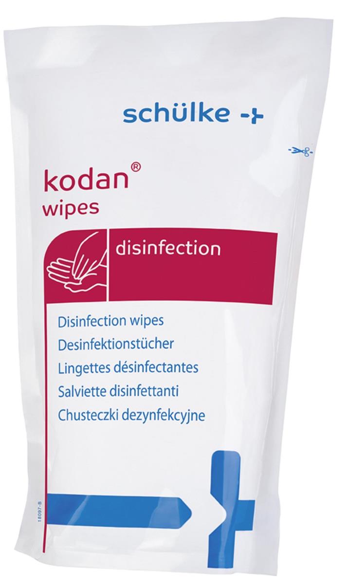 Schülke kodan wipes Desinfektionstücher - Refillbeutel à 90 Tücher