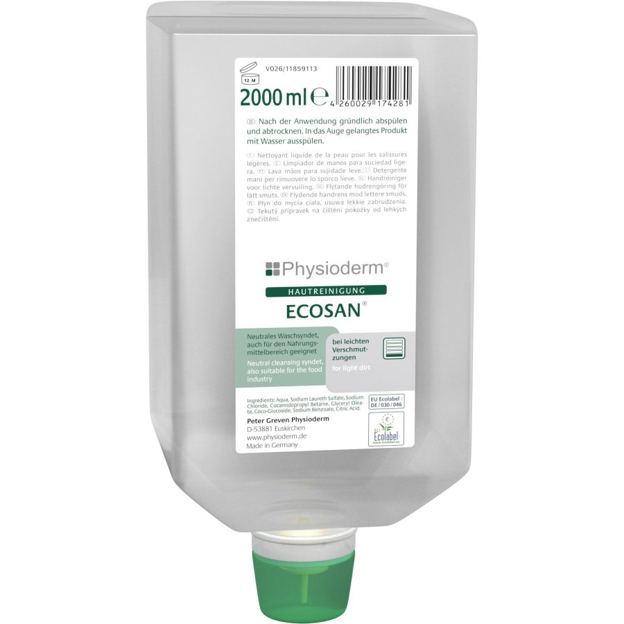 Peter Greven Physioderm® Ecosan Handwaschpaste 2000ml Faltflasche