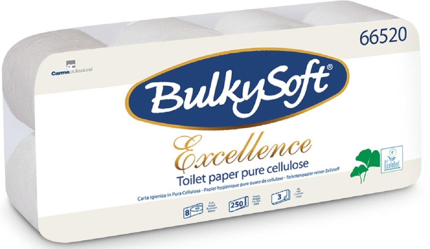 72 Rollen BulkySoft 66520 Excellence Toilettenpapier 3-lagig - 1 Sack