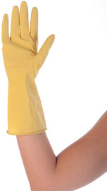 HYGOSTAR Latex-Universal-Handschuh "BETTINA", S, gelb