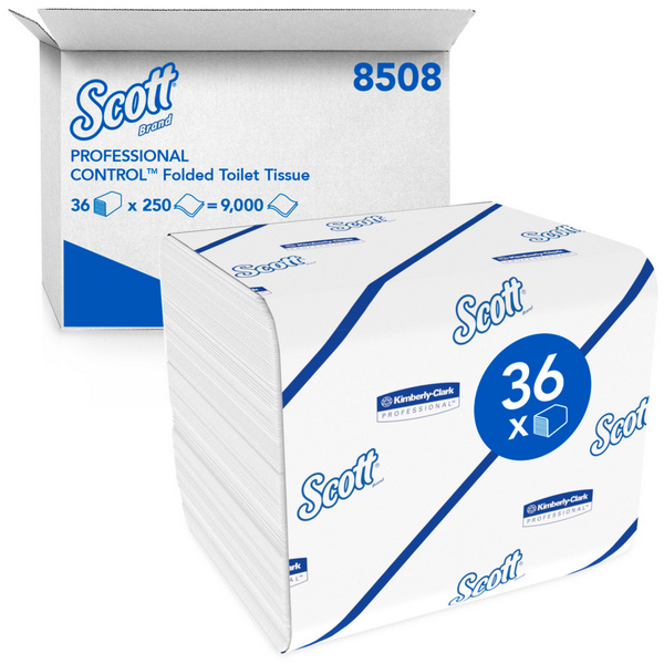 SCOTT Toilettenpapier, weiss