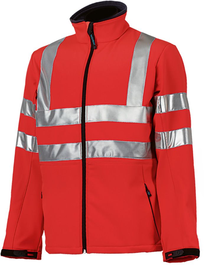 Warnschutz-Softshelljacke SIOEN GENOVA, leuchtrot