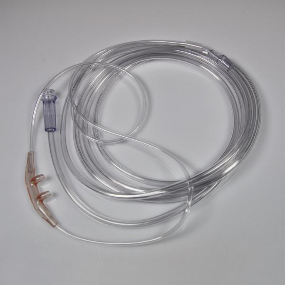 Salter Labs Sauerstoffbrille für Erwachsene, gebogen, transparent, Schlauch 210 cm 50 Stück