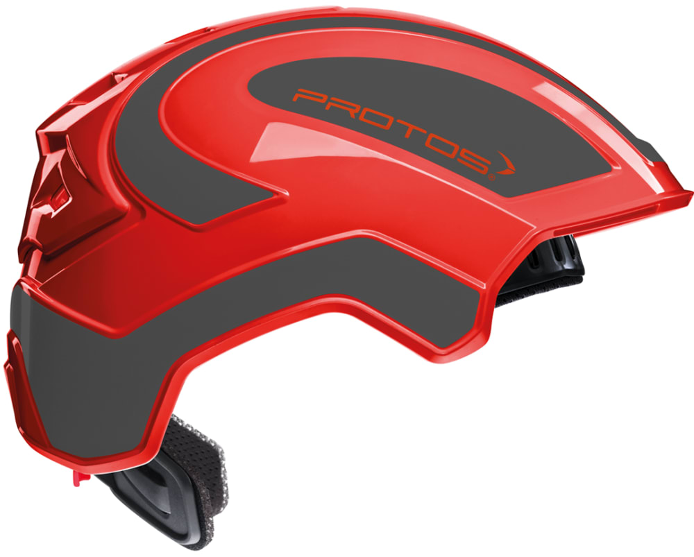 Schutzhelm PROTOS Intergral Industry rot-grau