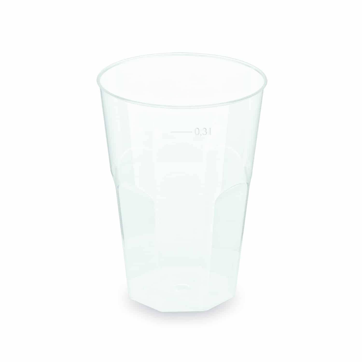 Pfandbecher (PP) extra-stark Cocktail 81mm 0,3L - 15 Stück