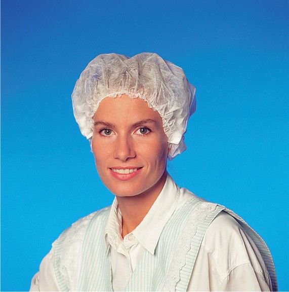 Vlieshaube (PP) extra-leicht weiß - 100 Stück