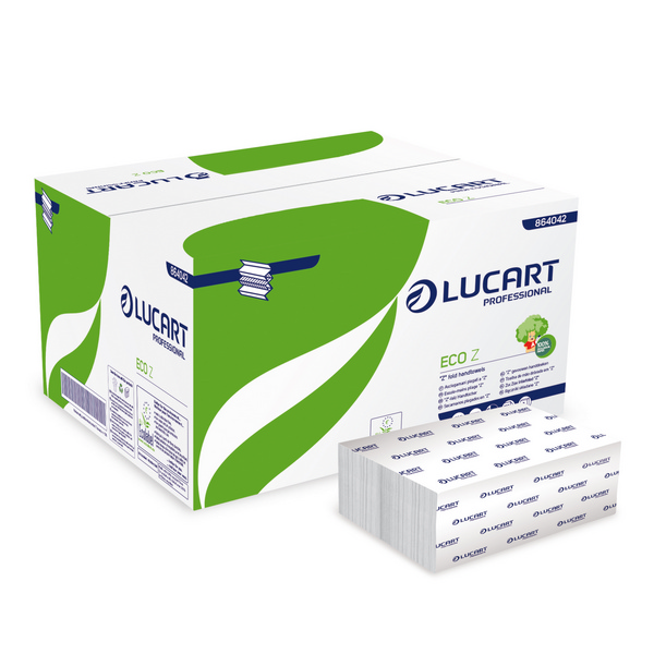 Lucart Eco Handtuch Z-Falz 2-lagig 22x24cm