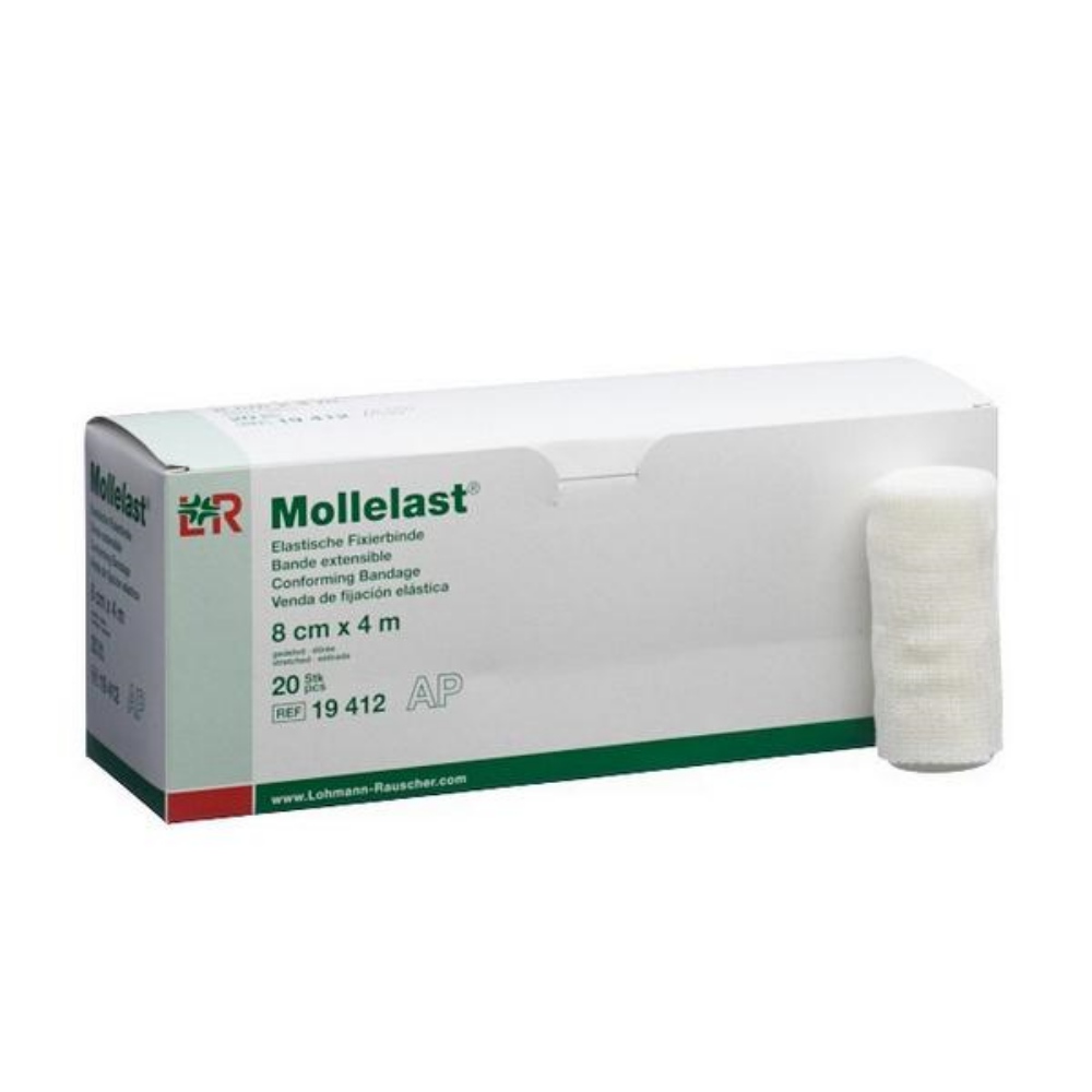 Mollelast Elastische Fixierbinde, 8cm x 4m 20 Stück