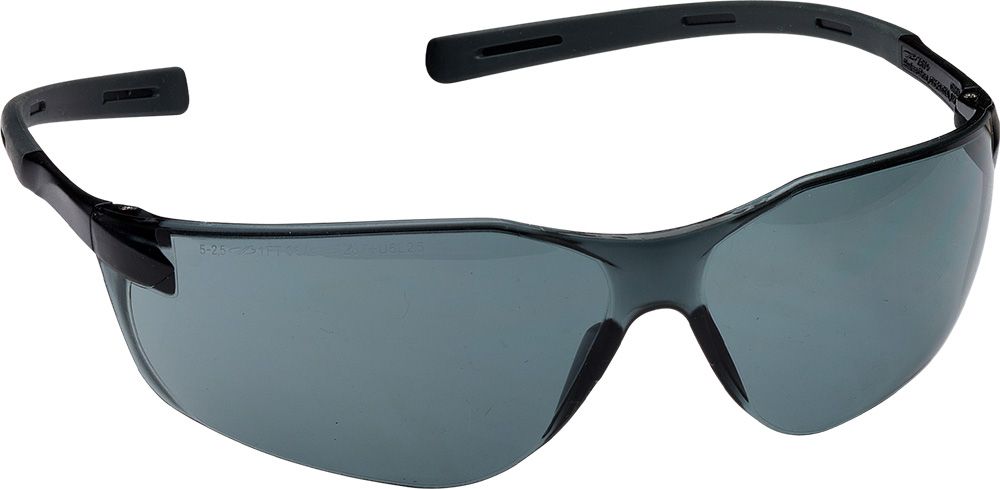 Schutzbrille JSP RIGI BLAULICHT 60% SMOKE, schwarz