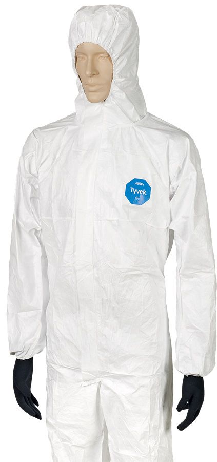 Chemieschutzoverall Typen 5 und 6 TYVEK 500 XPERT ECOPACK, weiss
