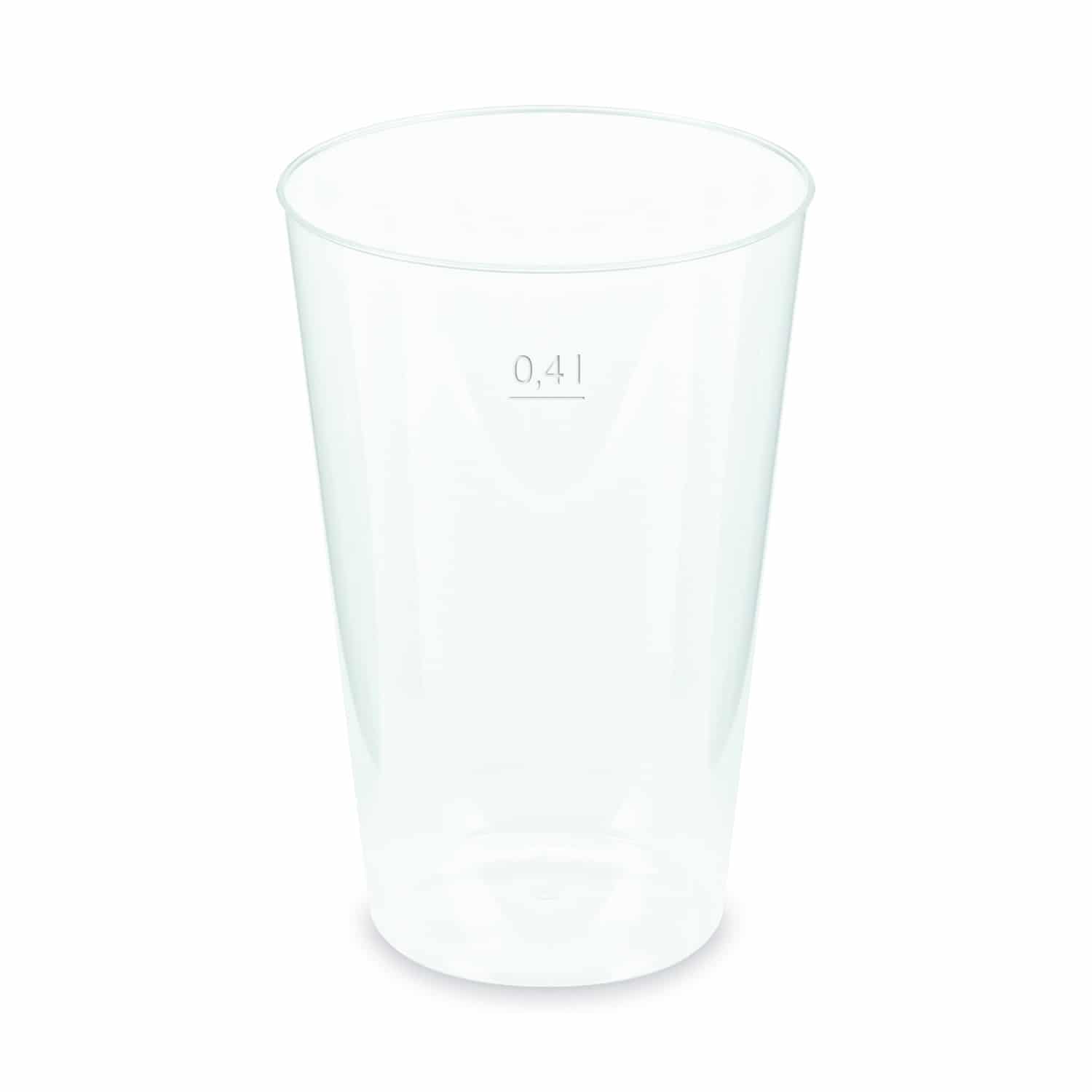 Pfandbecher (PP) extra-stark 87mm 0,4L - 10 Stück