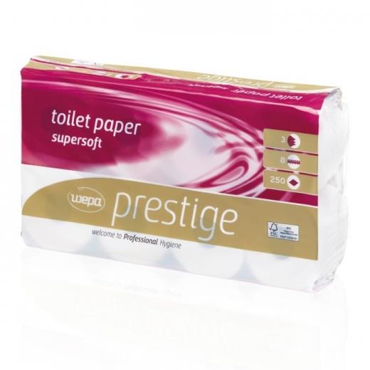 Satino Prestige Toilettenpapier supersoft - 8 Rollen pro Pack