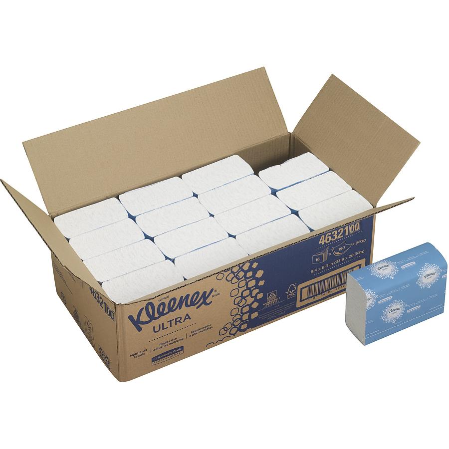 Kleenex® Ultra 4632 Multifold Handtücher mit Markenprägung