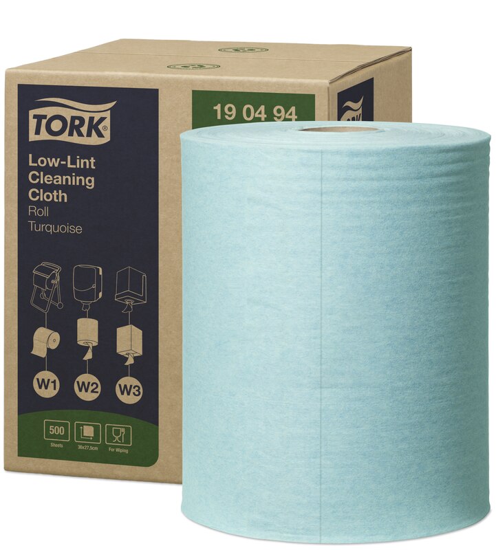 TORK-190494 Fusselarme Reinigungstücher - W2,W3,W1