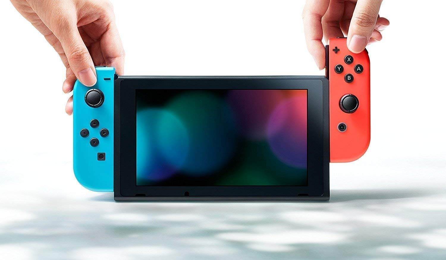 Nintendo Switch Console V2 - neon-rot/neon-blau [NSW] (D/F/I)