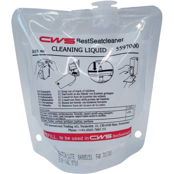 CWS Best Seatcleaner Toilettensitzreiniger - Beutel à 300ml