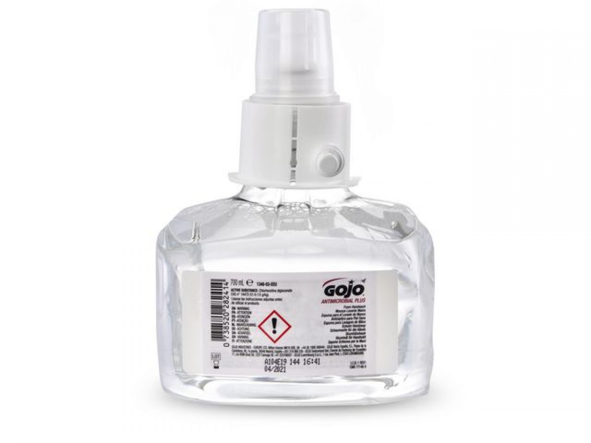 GOJO LTX-7 Antibacterial Foam Soap Handseife - Patrone à 700ml (1348)