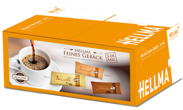 HELLMA Feines Gebäck 3er Mix, einzeln verpackt, im Karton