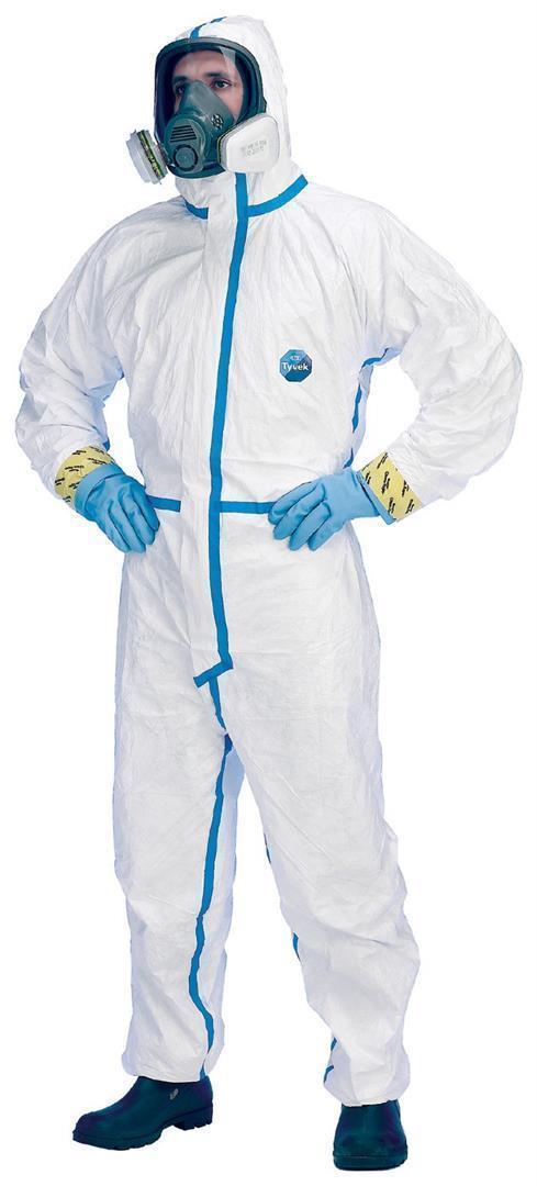 TYVEK 600 Classic Plus Einweg-Schutzanzug mit Kapuze XXL