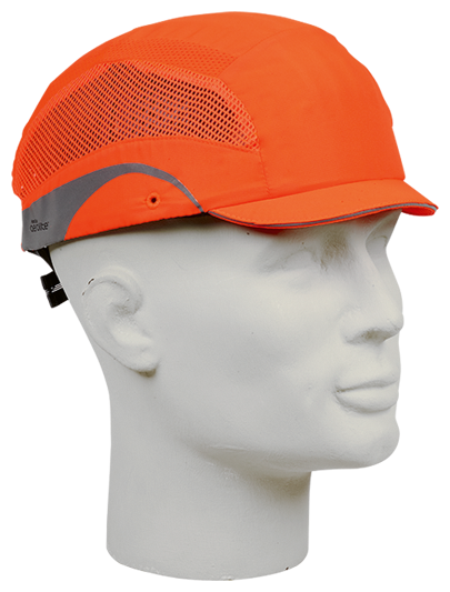 Anstoss-Schirmmütze JSP HARD CAP AEROLITE, leuchtorange