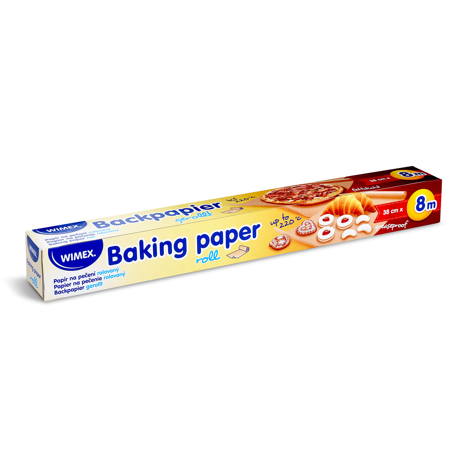 Backpapier gerollt braun 38cm x 8m - 1 Stück