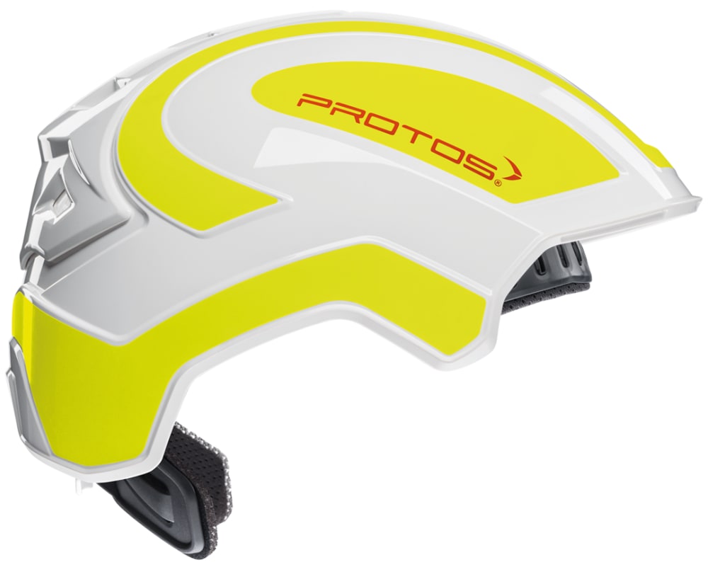 Schutzhelm PROTOS Intergral Industry weiss-neongelb